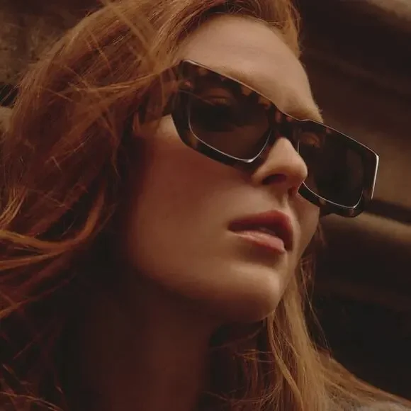 New! Quay Sunglasses TELL ME MORE 76821 HAZTRT/AMET, Authentic - Picture 7 of 8